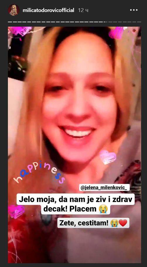 Milica Todorović postala tetka a posebna zahvalnost otišla je Snežani Đurišić! (FOTO) 3 043d62d1eb08b13d07687ed16c8d1853f60c2400