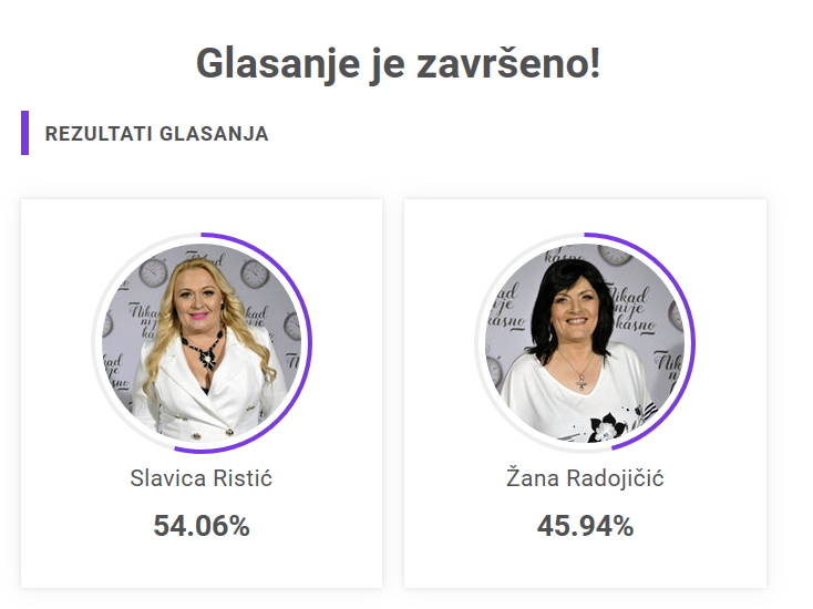 Slavica ili Žana? Evo ko ide u peti krug (FOTO) 3 0e551f13b81f4a8fb05ae26ac1864ff287f9a9ef