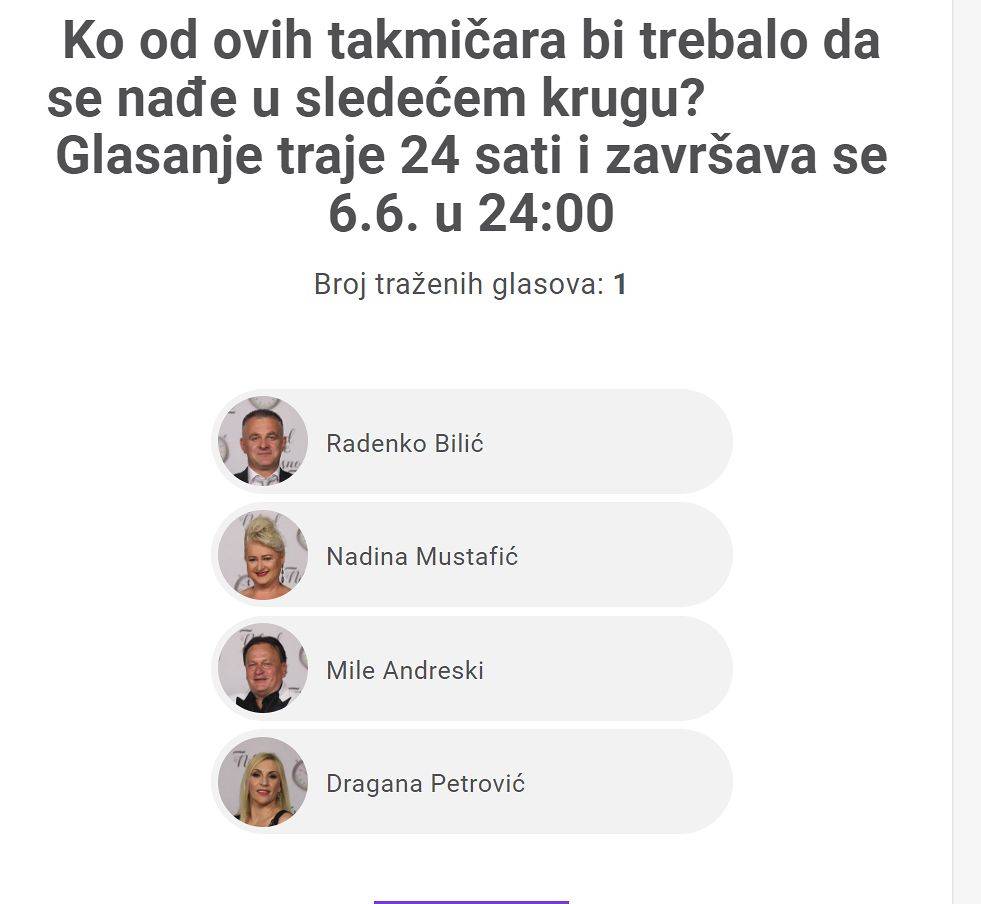 VI BIRATE POSLEDNJEG POLUFINALISTU, evo kako da GLASATE 3 12a05516b8459bf5a80c9a8d84c42bc73e72ee49