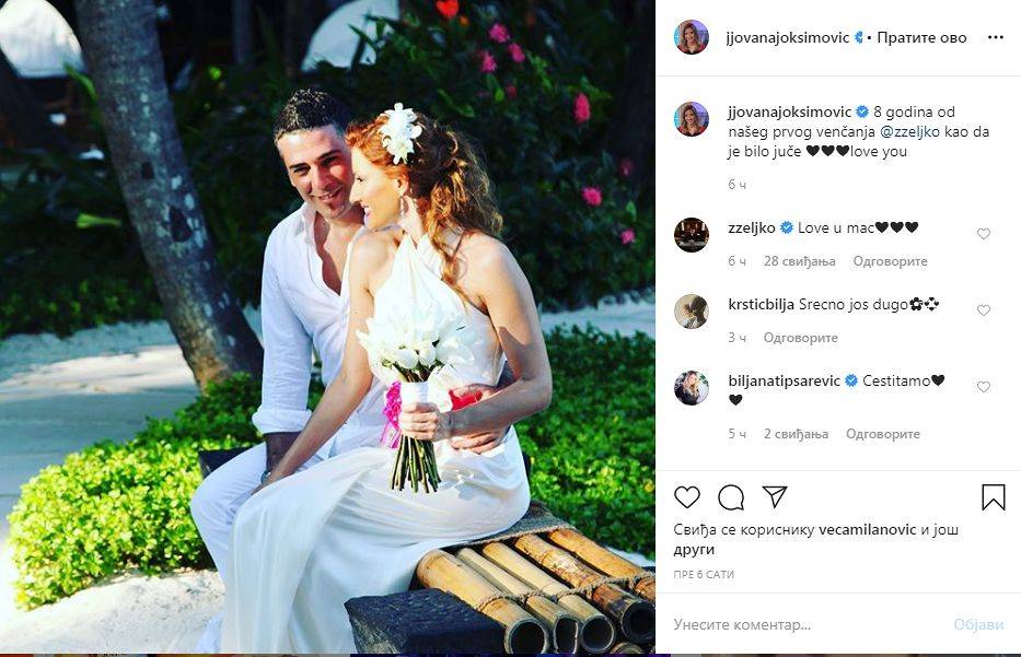 SLAVLJE U DOMU JOKSIMOVIĆA Danas je za njih VAŽAN DAN, a evo šta je tim povodom napisala Jovana (FOTO) 2 2ee6882747664b2e452c9791e69792d955a98c82