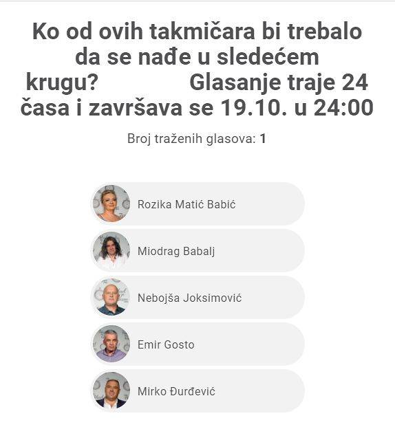 Publika bira još jednog FINALISTU NIKAD NIJE KASNO 3 48e510da07be65a011513484226d948832a06aee