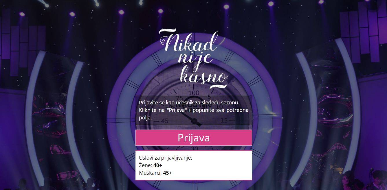 Želite da za vas čuje ceo svet? Evo kako da se prijavite za šou „Nikad nije kasno“ (FOTO) 3 4e14c169135810ee07fada236ca1785b37b9d58f