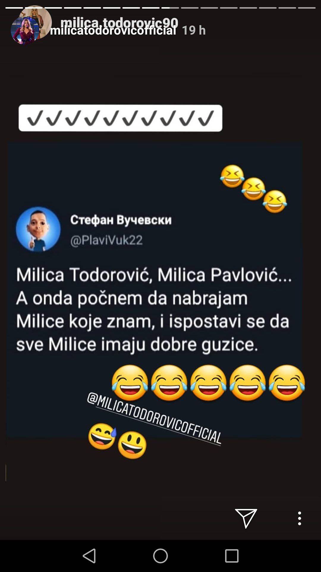 ČEKAMO SLEDEĆU! MILICA Todorović provocira fotkama i ovako se šali na svoj račun! 3 509e1108d5a0b3487c67f91c2ac3ce69e6da7194