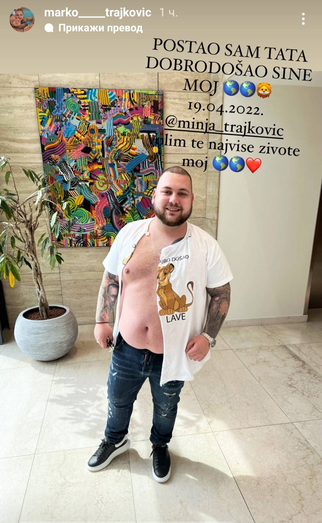 SLAVLJE KOD DEDA ĐANIJA: Pevačev sin dobio naslednika i poneo MOĆNO IME(FOTO) 3 6236871347181936ce8b2825f934cc73f065846f