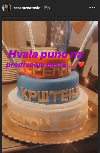CECA krstila unuka, čestitka TIJANE DAPČEVIĆ usijala mreže! 2 7fa3c382b7189000d04b3c4e846878c3529e5738