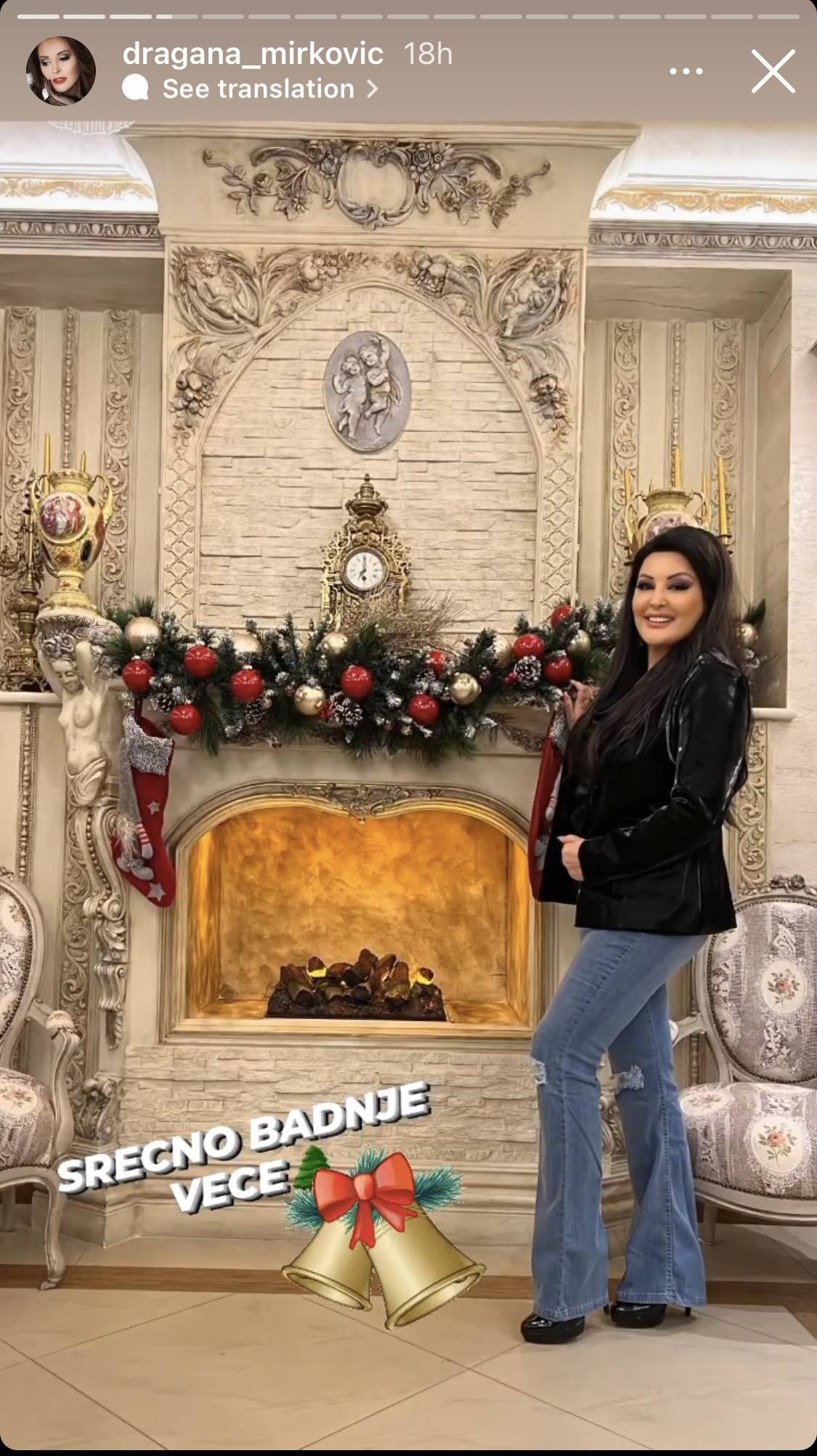 PRAZNIČNA IDILA Dragane Mirković: Jelka do plafona kao sa reklame, a tek da vidite kamin (FOTO) 3 a7cb9940ffcb4eb08ddb8b0bb0ca2caeb0e22732