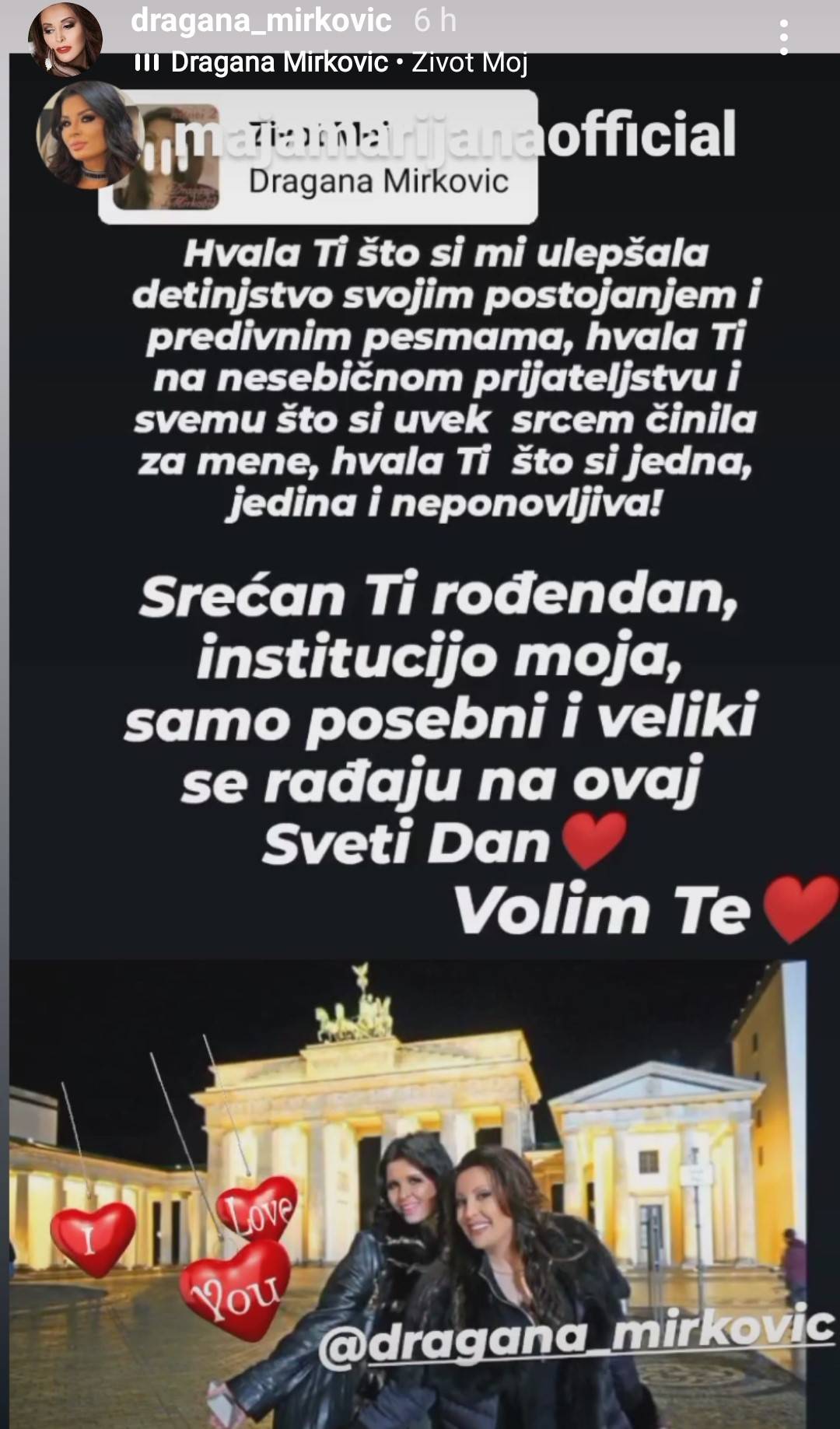 Dragana Mirković DANAS SLAVI ROĐENDAN: "Samo se POSEBNI I VELIKI RAĐAJU NA OVAJ SVETI DAN" 3 a884ffc2d3883cec051a1a362ca90cb07aa7e8e9