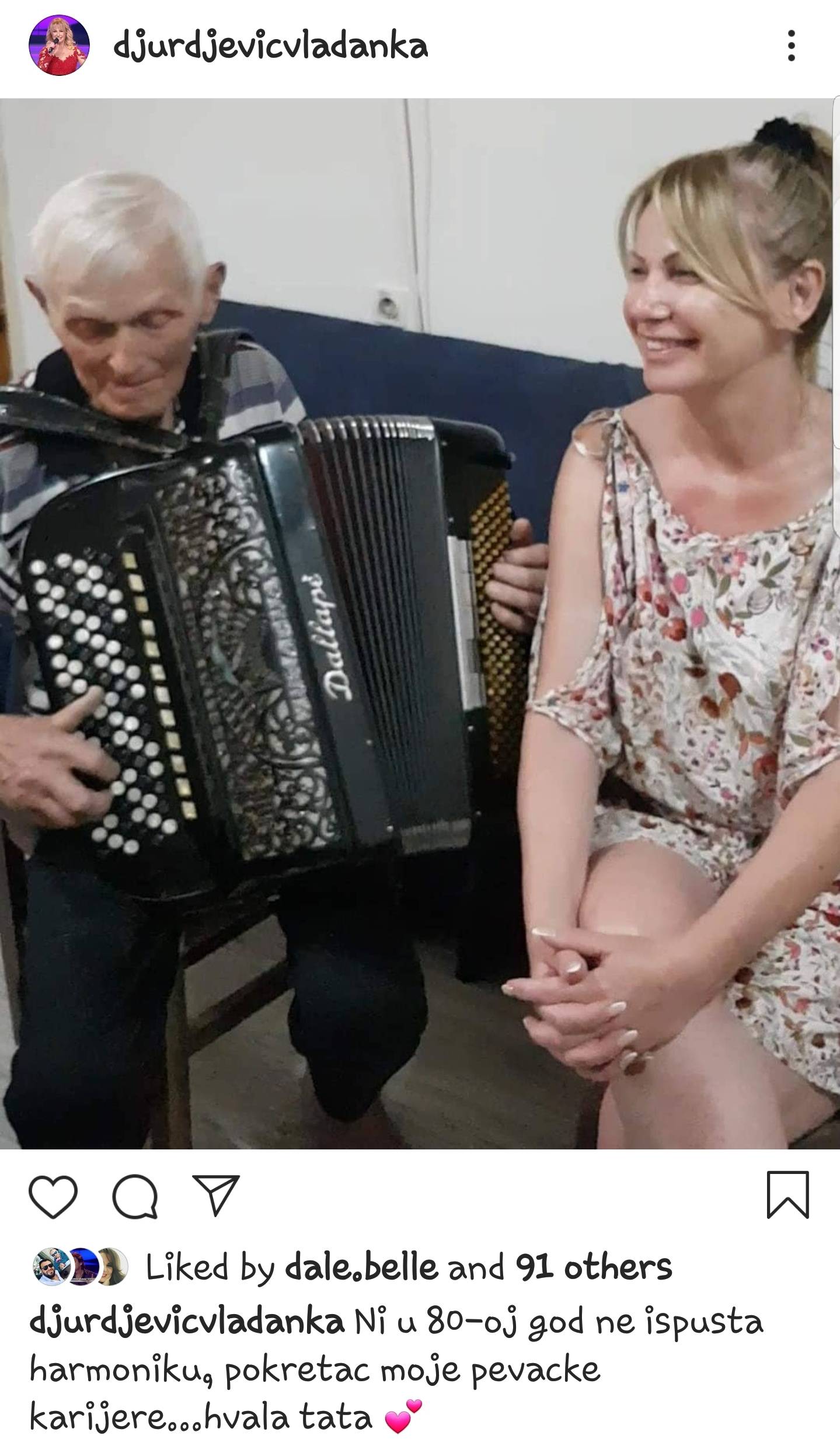EMOTIVNO Vladanka Đurđević ocu uputila dirljivu poruku i raznežila sve (FOTO) 2 a95698938062fedaff42a6475eff26d9a4cb0753
