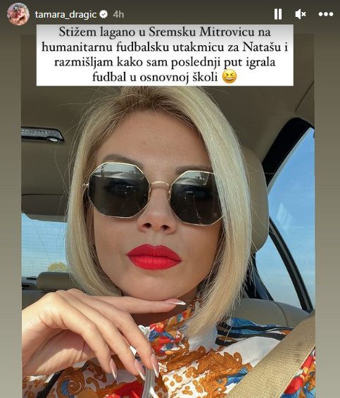 NEOČEKIVANO, PEVAČICA REŠILA DA BUDE FUDBALERKA: Tamara Dragić pokazala svoje umeće na terenu 5 Tamara Dragic