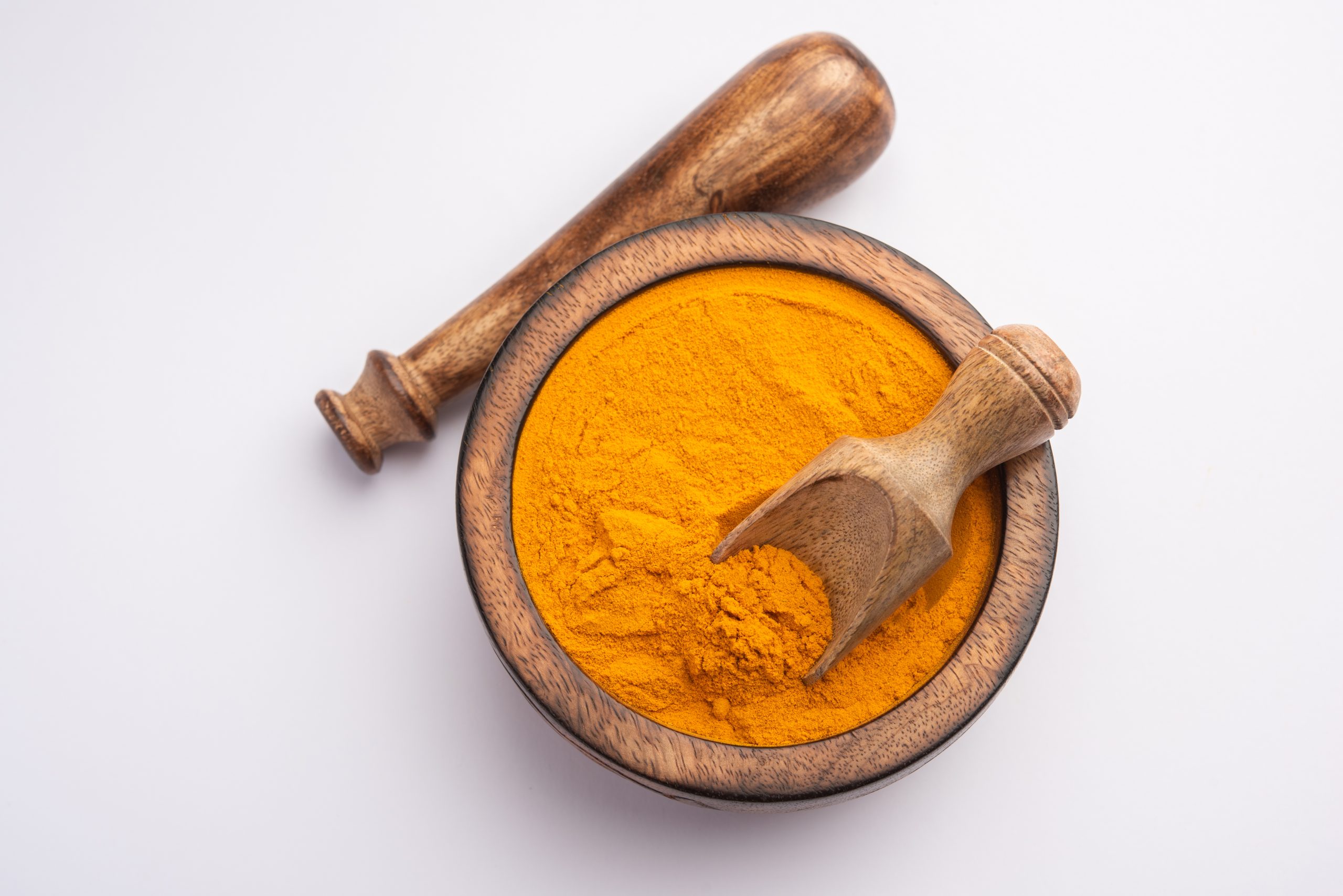 dry turmeric dust haldi powder also known as curcuma longa linn selective focus