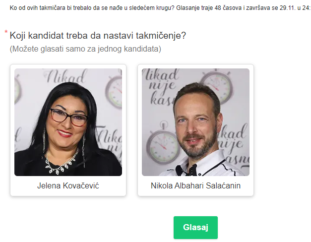 Glasanje slika
