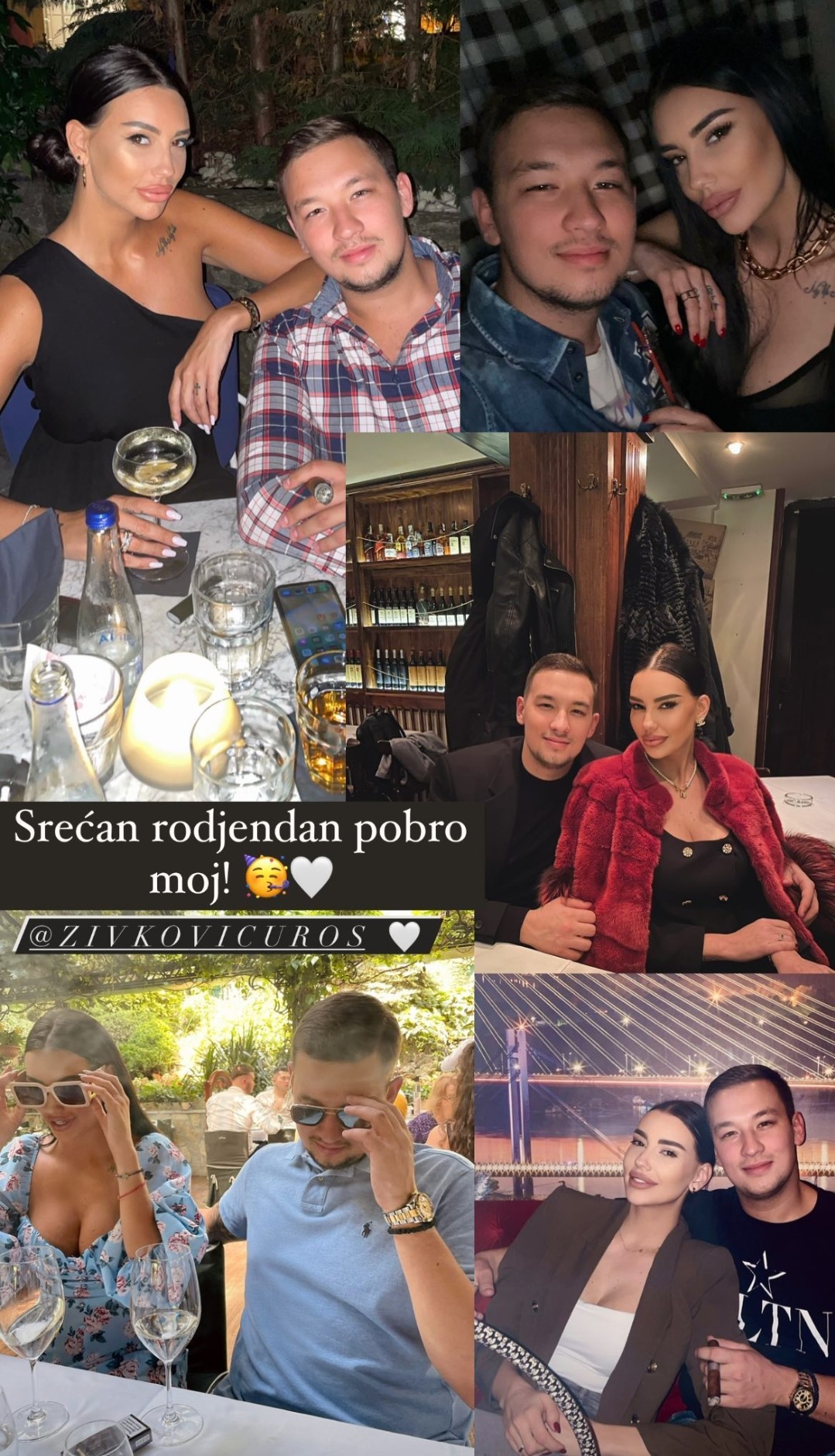SLAVLJE U DOMU UROŠA ŽIVKOVIĆA Pevač se ISTOPIO zbog koleginicine poruke: "DUŠA MOJA" 8 uros i kaca