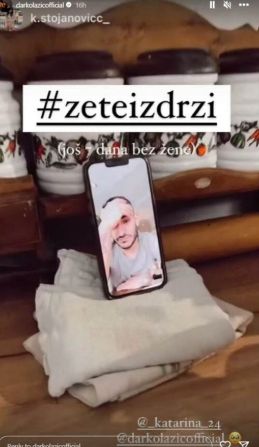 Darko Lazić na ivici suza, javno se obratio devojci: "Izdrži još sedam dana" (FOTO) 7 Capture 19
