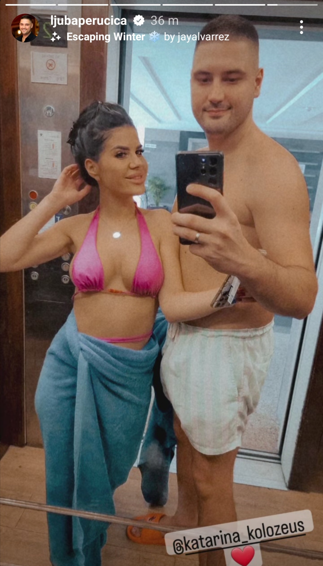 Ljuba Perućica otputovao sa suprugom na LUKS DESTINACIJU, od njenog zgodnog tela POPADALE VILICE: "Odmor može da počne" (FOTO) 9 Screenshot 20230130 133021