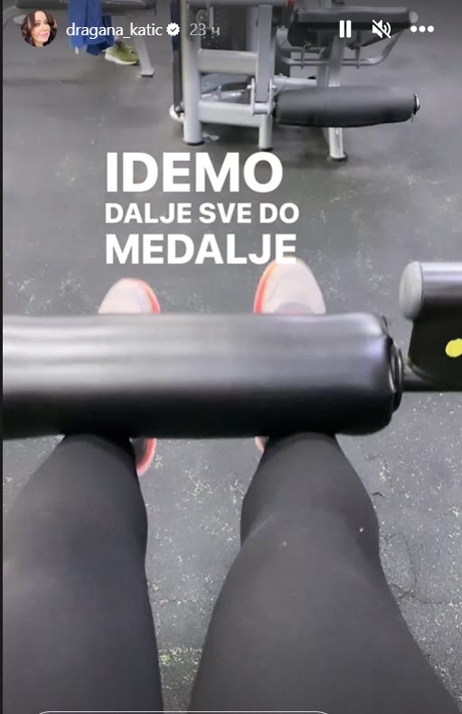 SVAKA ČAST: Dragana Katić pokazala kako radi na CILJU KOJI JE ZACRTALA, ne staje ni za praznike (FOTO) 8 dragana katic teretana 1