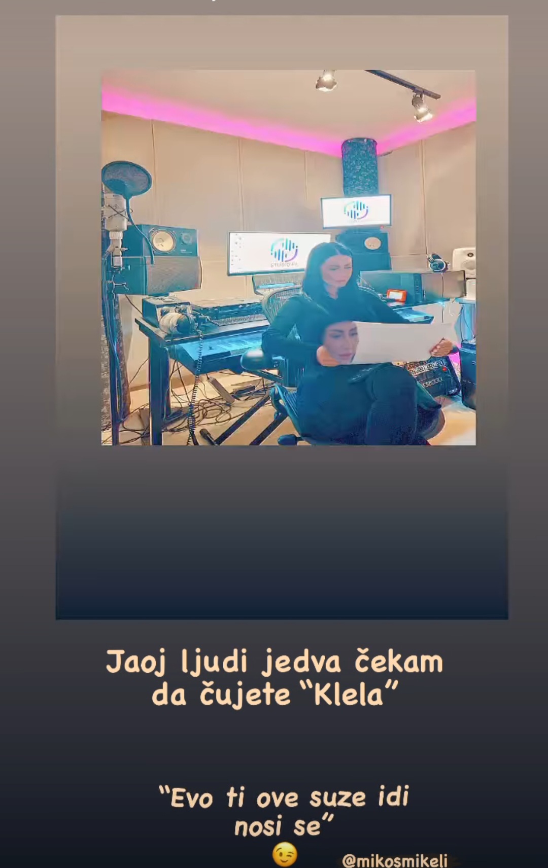 OVO ĆE DA GORI! Aleksandra Bursać otkrila deo nove pesme i podigla veliku prašinu 7 Screenshot 20230221 131243 Instagram
