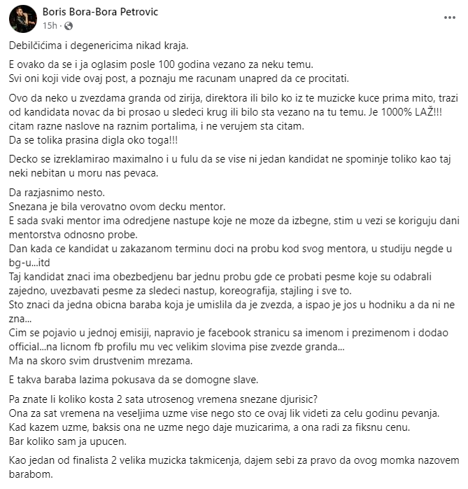 afera zvezde granda boris