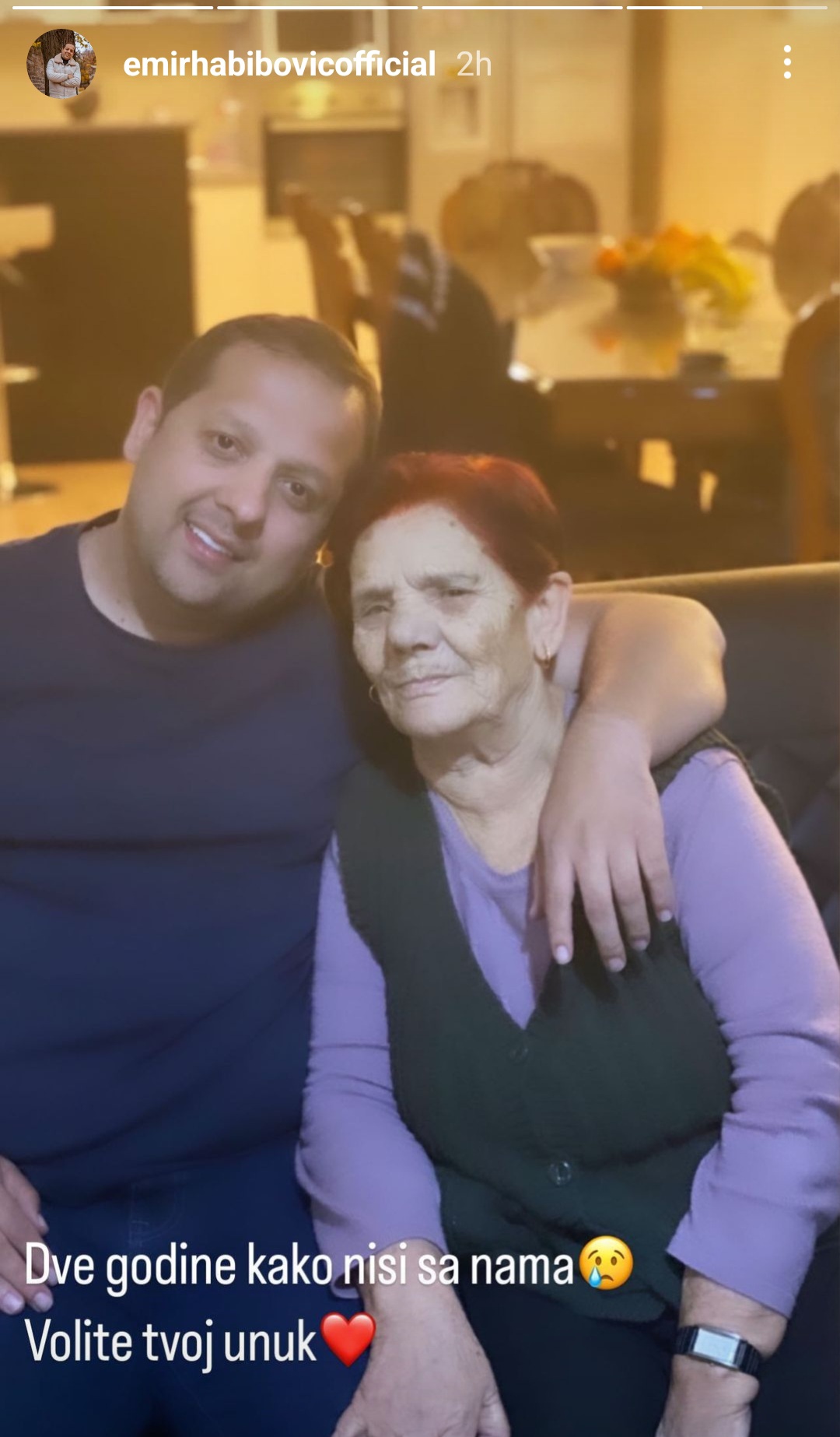 Tužan dan u domu Emira Habibovića: Pevač skrhan bolom 6 Screenshot 20230326 114150 Instagram