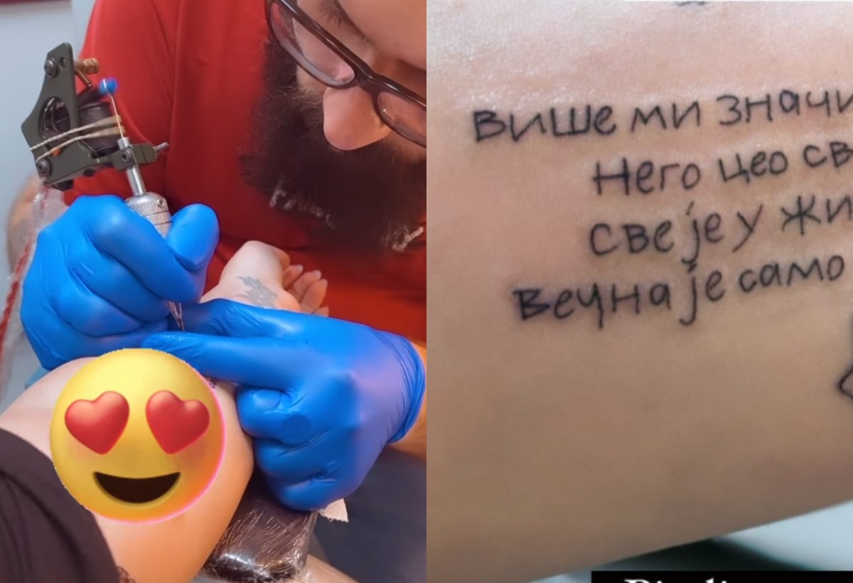 Nakon gesta Snežane Đurišić koji NEĆE ZABORAVITI, Zvezda Granda ISTETOVIRALA reči njene pesme 6 ipiccy image 2023 03 03T094003.061 1
