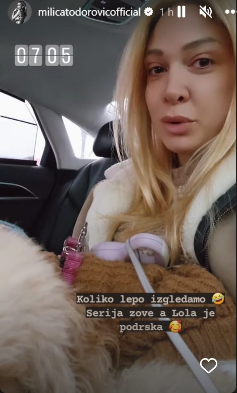 Milica Todorović U 7 UJUTRU I BEZ ŠMINKE krenula na snimanje serije, NEĆETE VEROVATI KO JOJ PRUŽA PODRŠKU U RANIM SATIMA (VIDEO) 5 milica todorovicc bez sminke