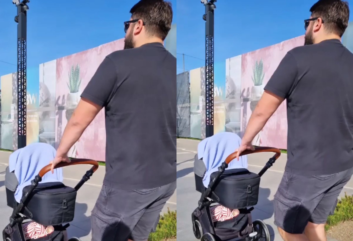 Nikola Rađen izveo sina u prvu šetnju, njegova supruga zabeležila sve: "Moji dečaci" (VIDEO) 6 radjen beba
