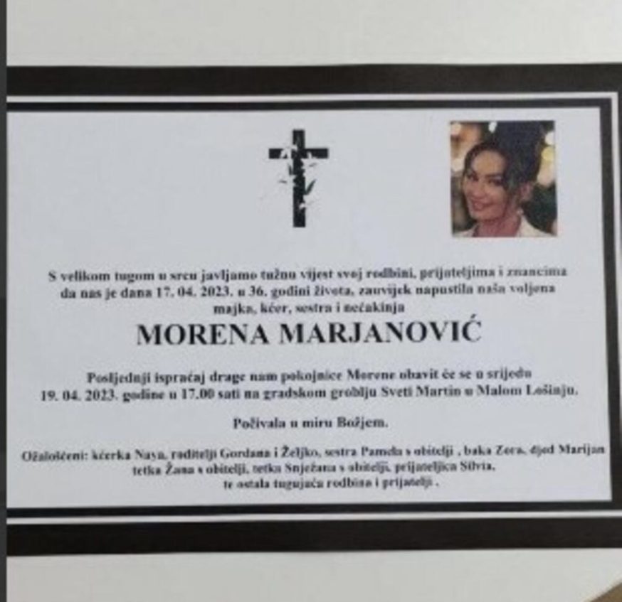 Preminula pevačica i bivša rijaliti učesnica: U 36. godini života izgubila bitku sa teškom bolešću, oglasio se suprug 3 jj