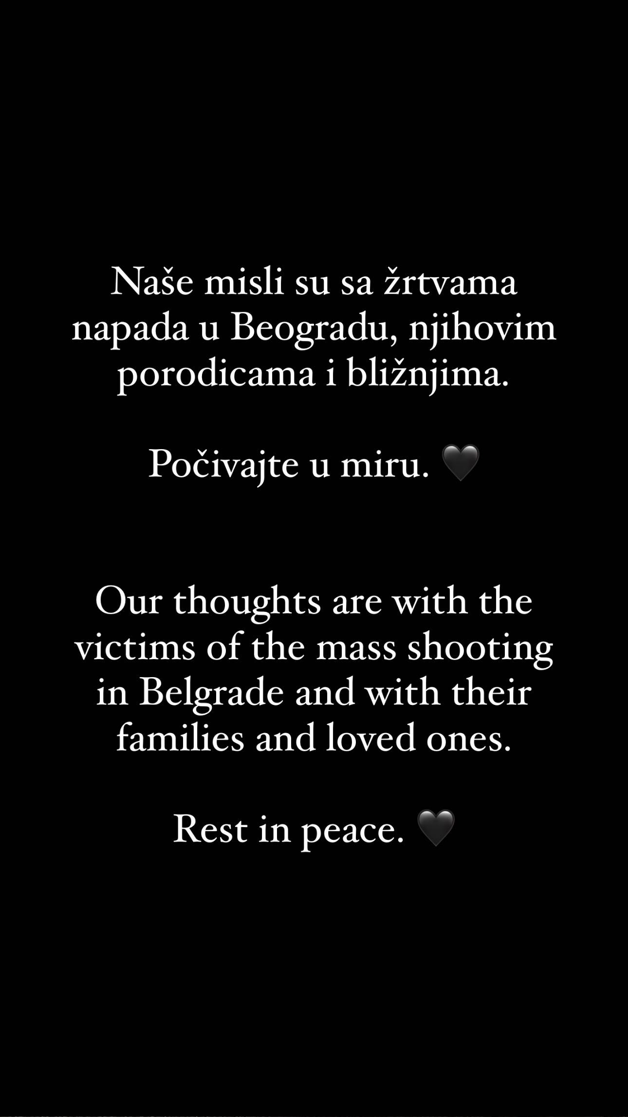 Luke Black se oglasio povodom tragedije u školi Vladislav Ribnikar: "Moje misli su uz žrtve" (FOTO) 7 344464256 1360087431383143 7837051629940640979 n