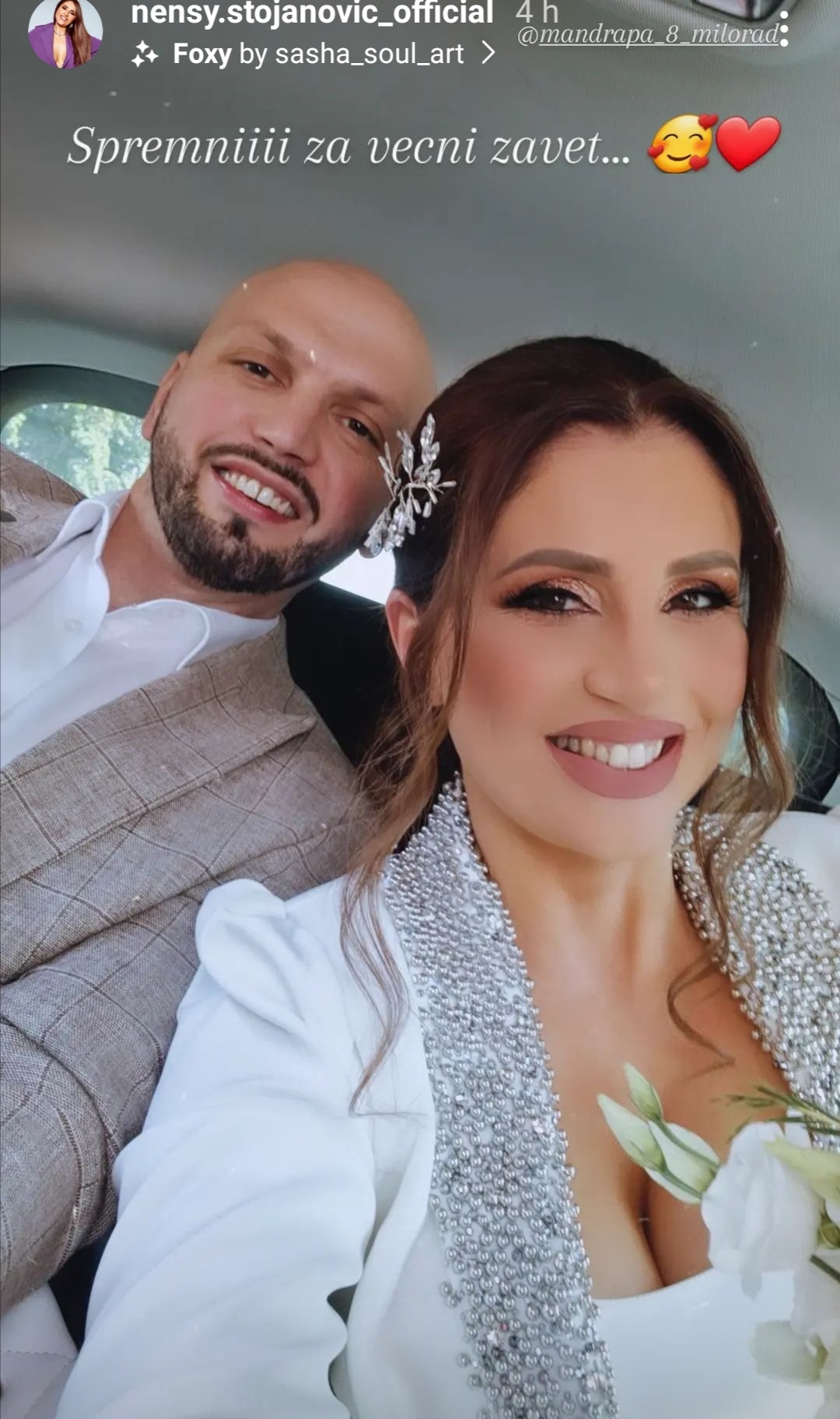 Udala se Zvezda Granda: Crkveno venčanje održano u krugu najbližih, svadbeno veselje izostalo: "Ne mogu pošteno da se radujem danu koji sam toliko čekala (FOTO) 6 Screenshot 20230506 171940