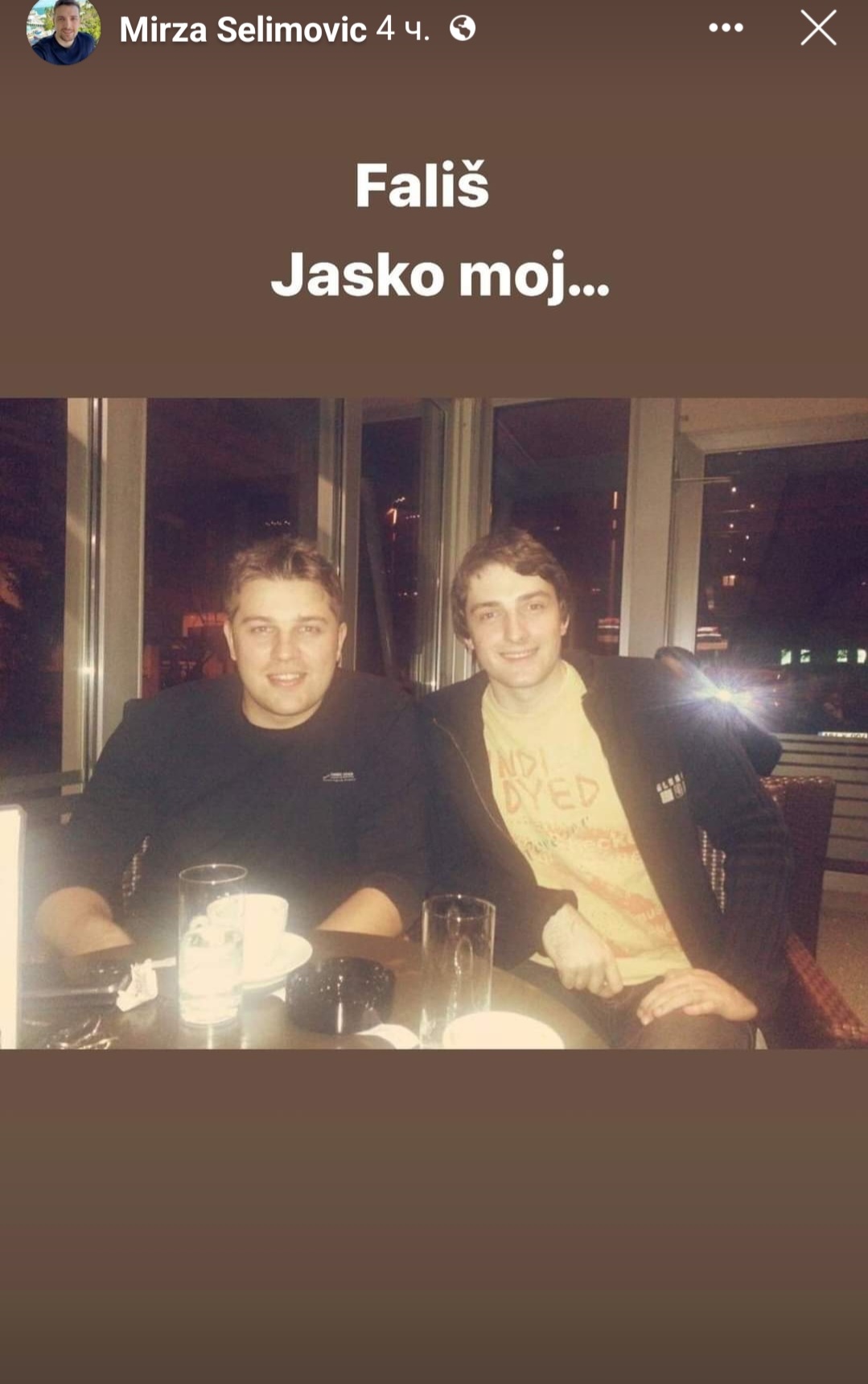 Mirza Selimović slomljen zbog pevača: "Fališ, bio si mi kao stariji brat" 4 Screenshot 20230514 175647 Facebook
