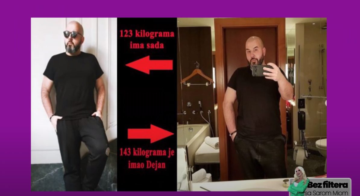 Dejan Milićević otvoreno o borbi sa viškom kilograma: "Unutrašnji nemir i nezadovoljstvo sam rešavao hranom"(VIDEO) 6 dejan milicevic kilaza