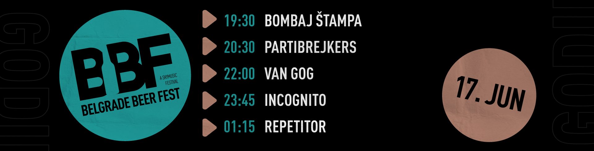 Belgrade Beer Fest startuje danas: Objavljen program Main stage-a za naredena četiri dana 6 BBF Program za sajt 1920x490px 1