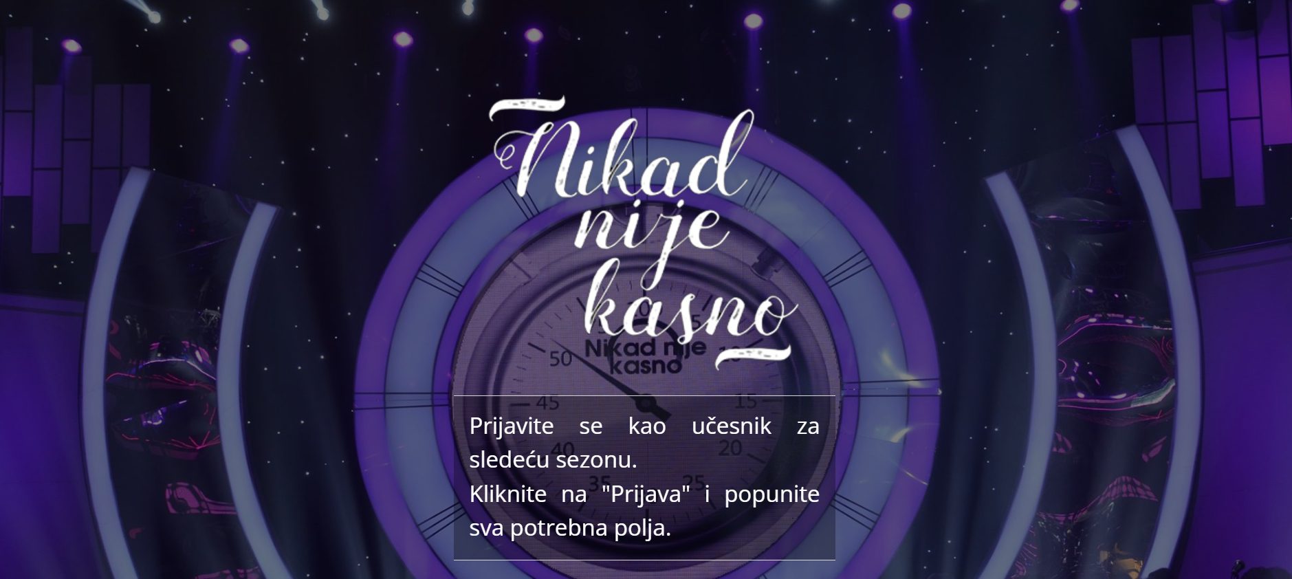 Prijavite se za jubilarnu 10. sezonu "Nikad nije kasno" 6 Screenshot 2023 06 16 152552