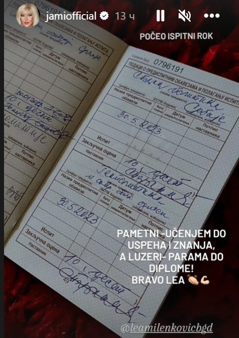 Mamina slika i prilika: Jami se pohvalila neverovatnim uspehom ćerke: "Pametni učenjem, luzeri parama" (FOTO) 7 in