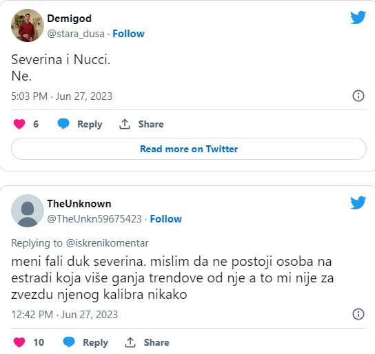 "Srednja žalost": Ljudi nisu baš oduševljeni novim Severininim pesmama, pevačica se oglasila "Mogla je i gora, jel' da?" (VIDEO) 6 seve 1