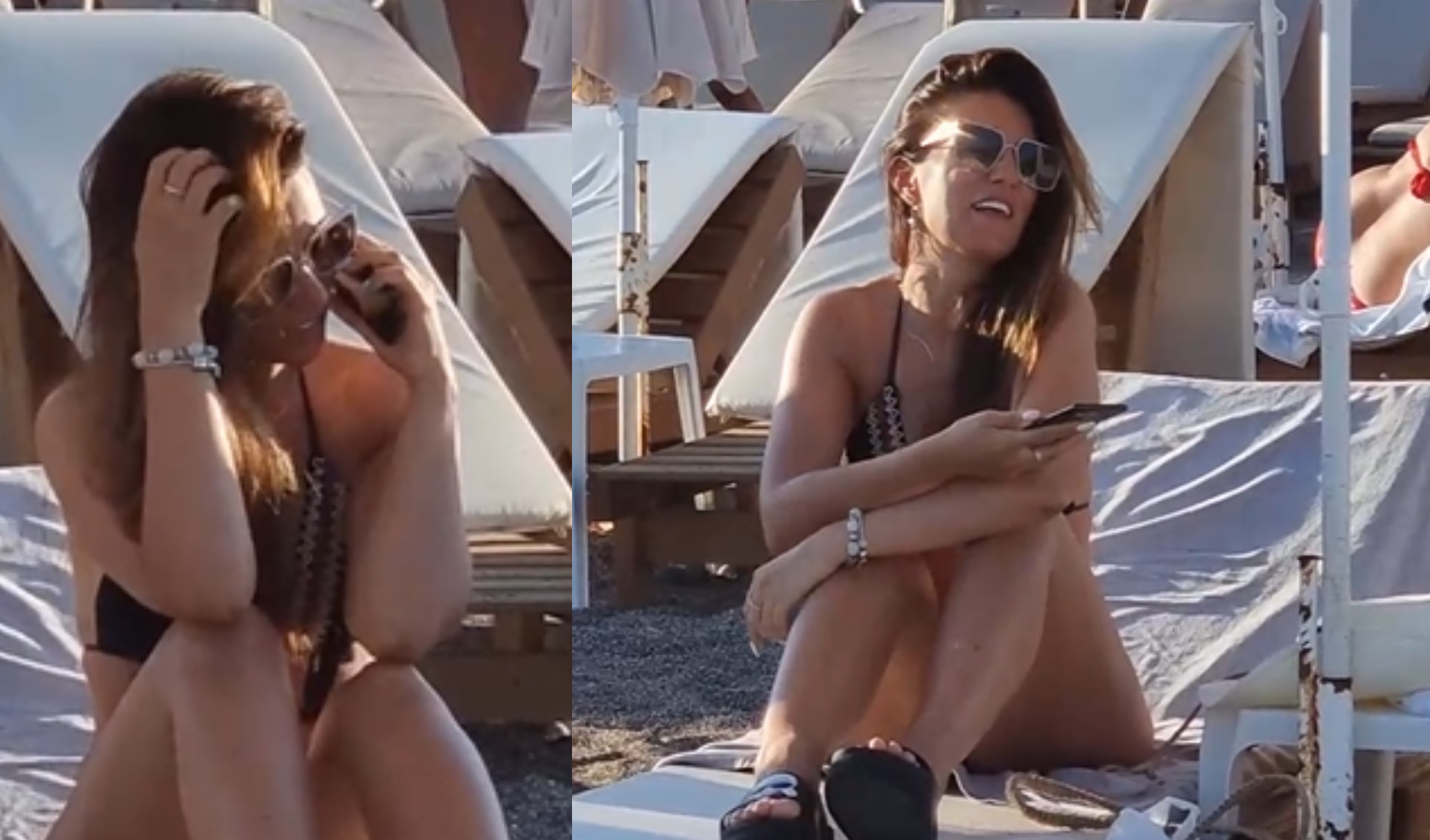 PAPARAZZO VIDEO: Pevačica se baškari u Budvi i zavodljivo maže kremom po telu, a tek da vidite šta pije 6 mirna kosanin paprazzo 1