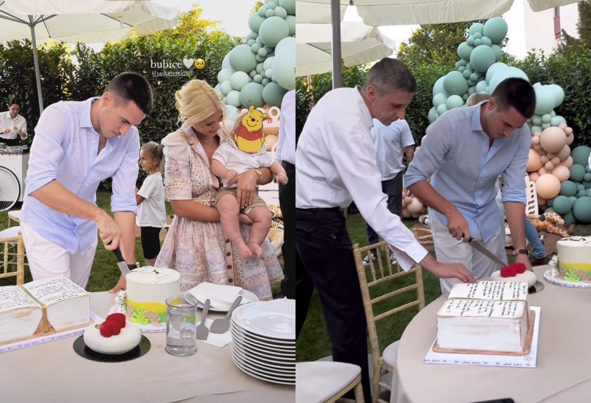 Đokovići krstili sina na godišnjicu braka, Novak izuo cipele pa poveo kolo 2 ipiccy image 85