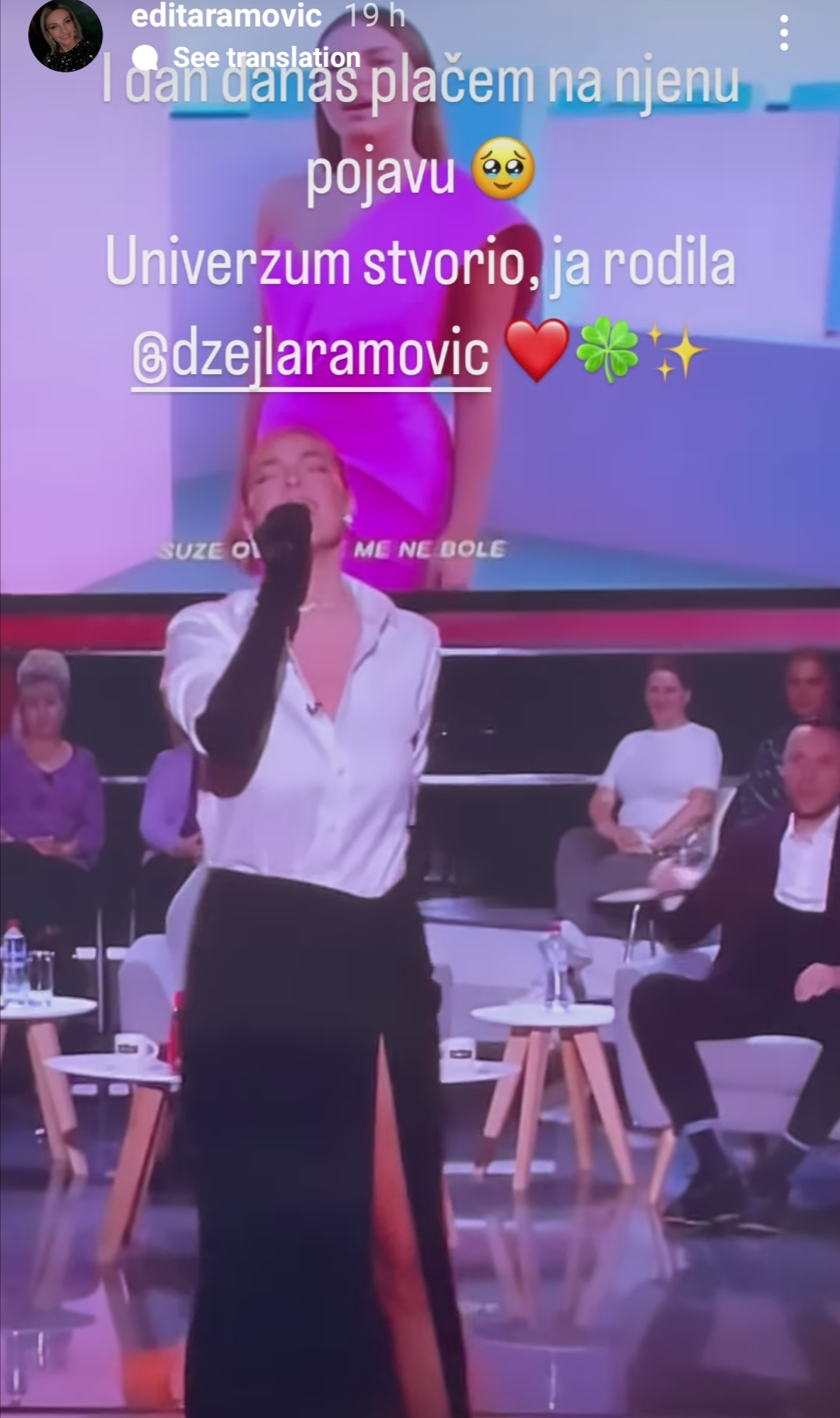 Džejla Ramović rasplakala majku