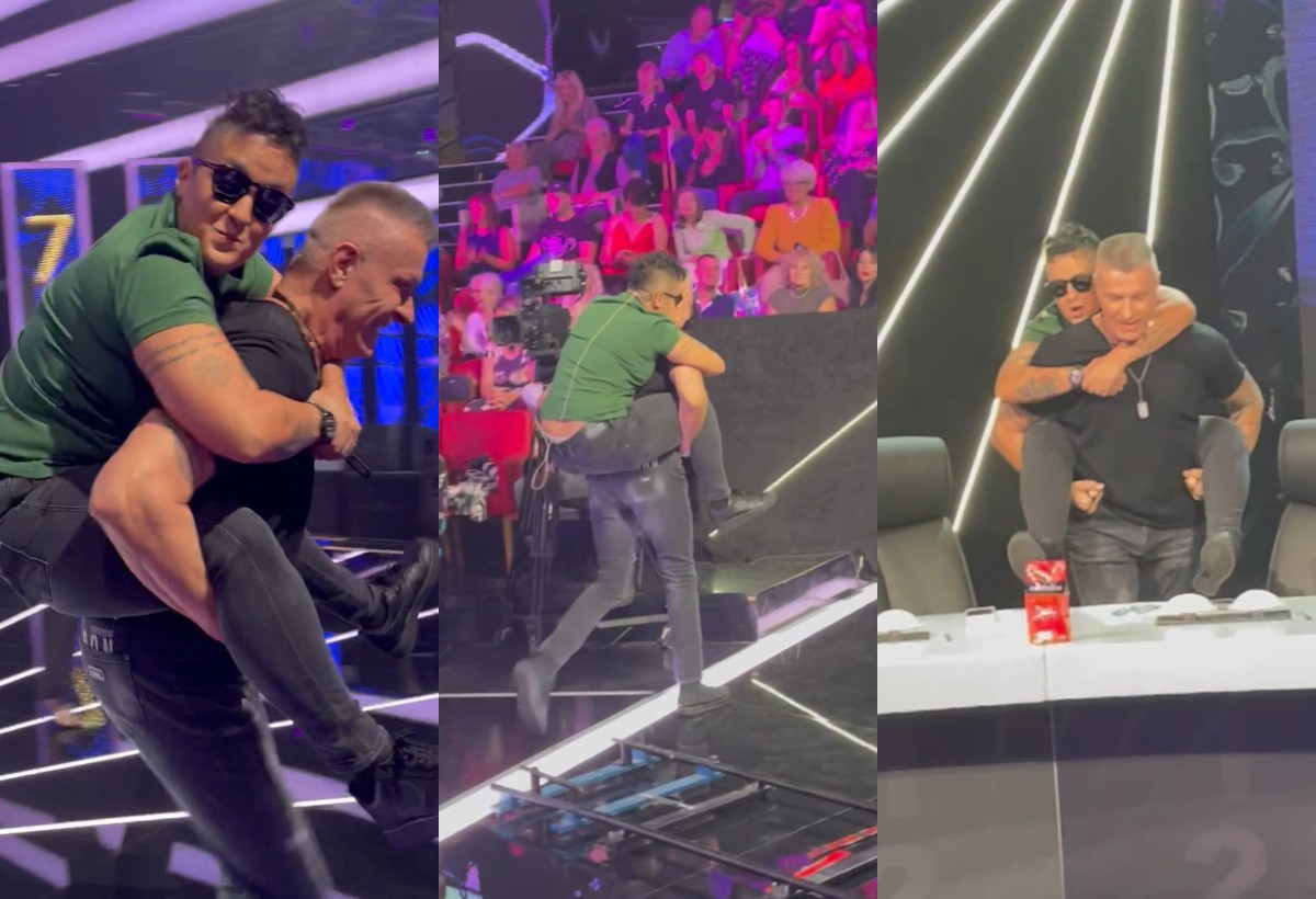 Marija Šerifović zajahala Đorđa Davida na snimanju "Zvezda Granda", šok video! 6 marija serifovic zajahal djordja davida
