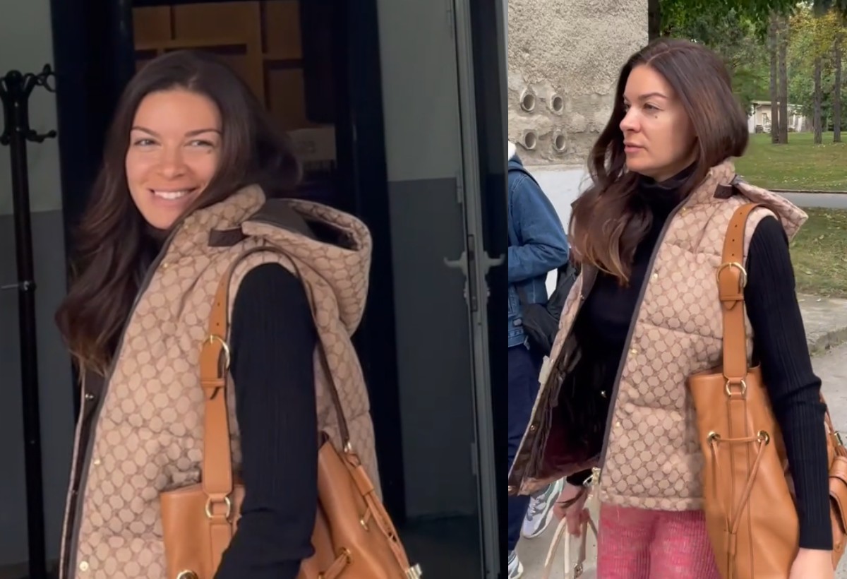 Sanja Kužet bez šminke i u trenerci: Voditeljka stigla na snimanje u pratnji muškarca, svi se pitaju ko je on (VIDEO) 8 sanja kuzet u trenerci i bez sminke 1