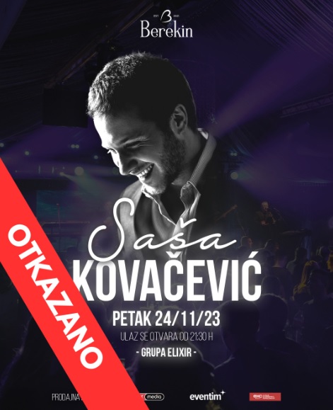Otkazan nastup Saši Kovačeviću, oglasili se organizatori iz Hrvatske: "Doneli smo tešku odluku" 7 sasa