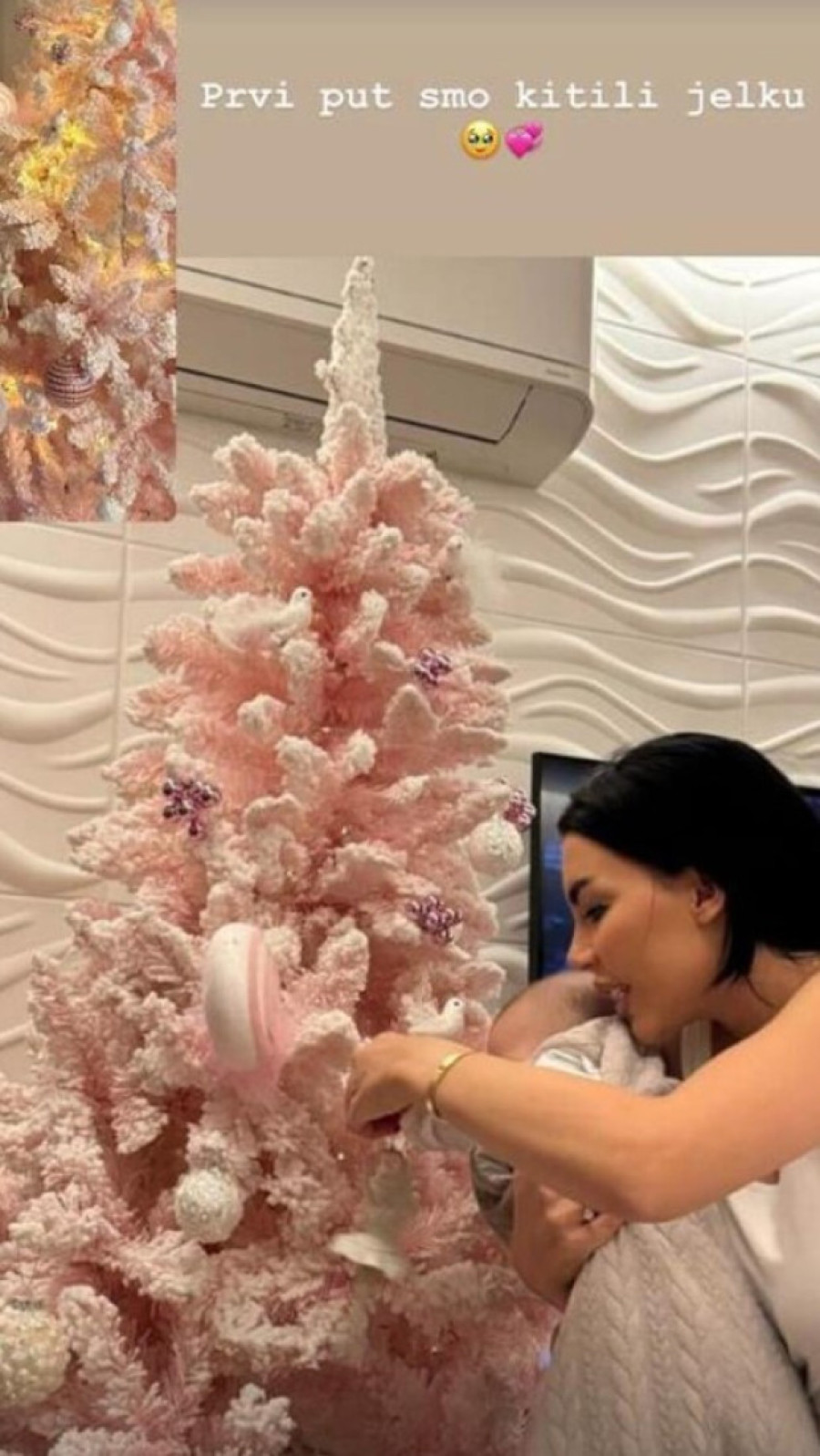 Praznična idila u domu Helene Topalović: "Prvi put smo kitili jelku" (FOTO) 7 508055 screenshot 2 iff