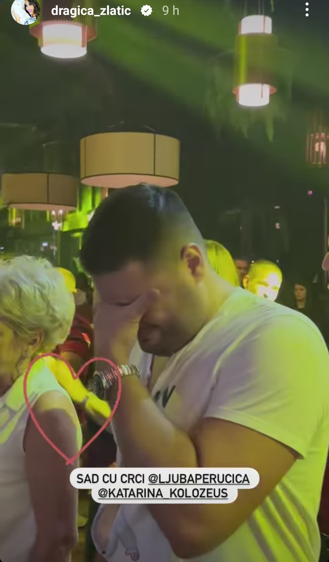 Ljuba Perućica plače na proslavi rođenja sina: Suzdržavao emocije, a onda se slomio: "Toliko godina smo čekali ovo" (VIDEO) 8 Screenshot 20231110 083003 com.instagram.android