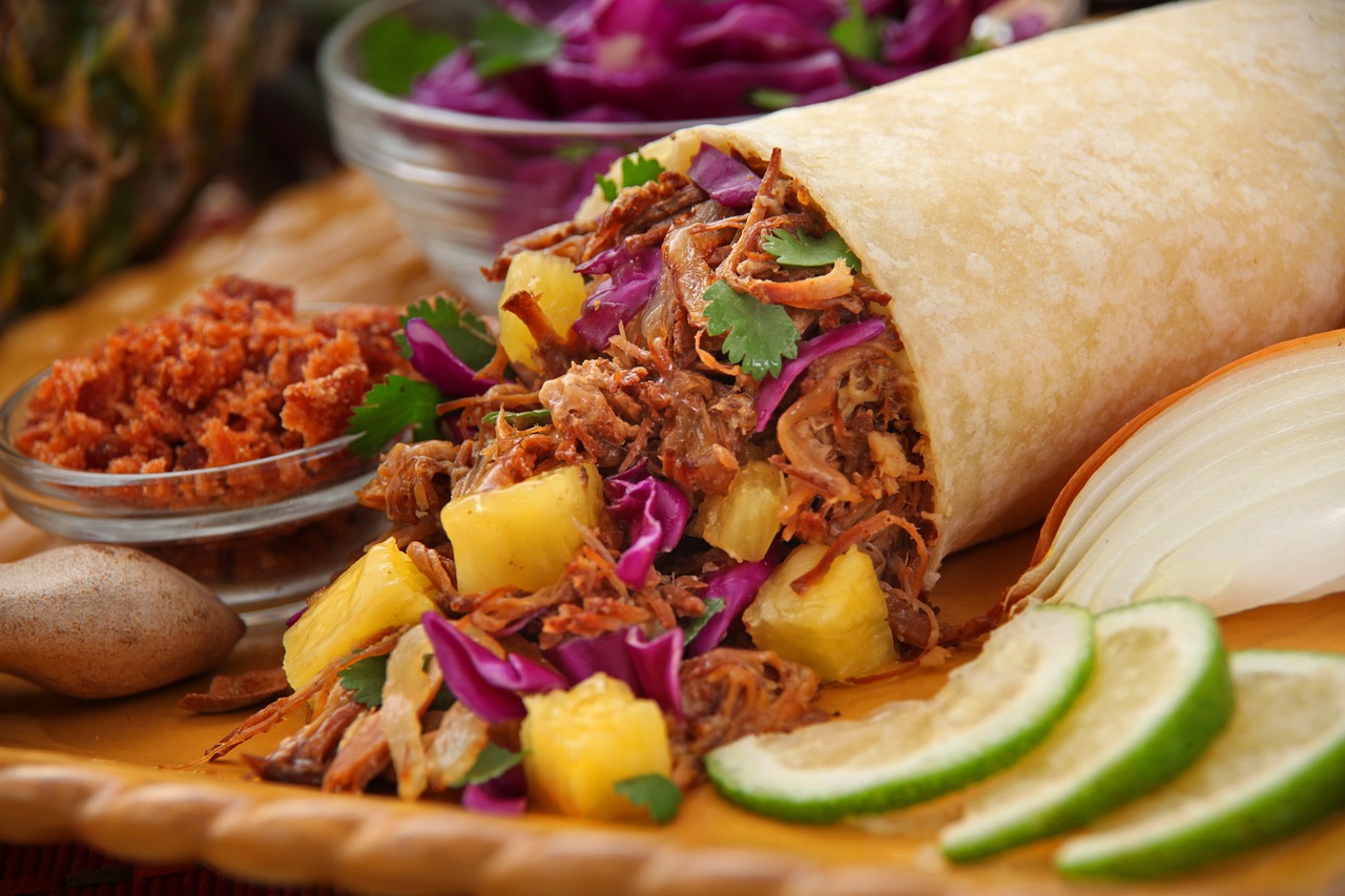 Ukus meksičke kuhinje! Pikantni buritosi, brzi i ukusni 5 grilled pineapple pork burrito 2944562 1280