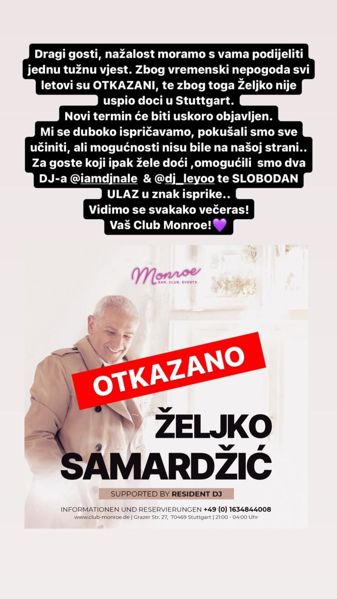 Željko Samardžić doživeo nesvakidašnji peh, za sve je kriv avion (FOTO) 7 Zeljko Samardzic doziveo peh