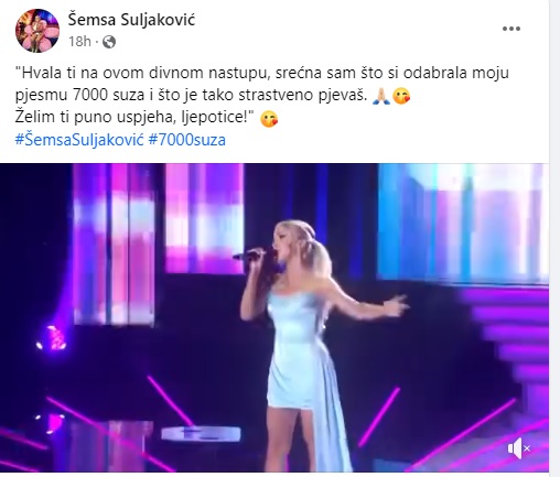 Kakva čast! Šemsa se obratila Đuli Drini, pevačica ne krije oduševljenje: "Srećna sam što je tako strastveno pevaš" (FOTO) 7 djula drini semsa