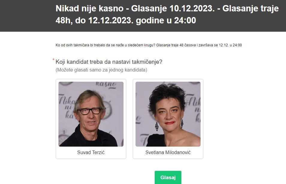 ko je prosao dalje nnk