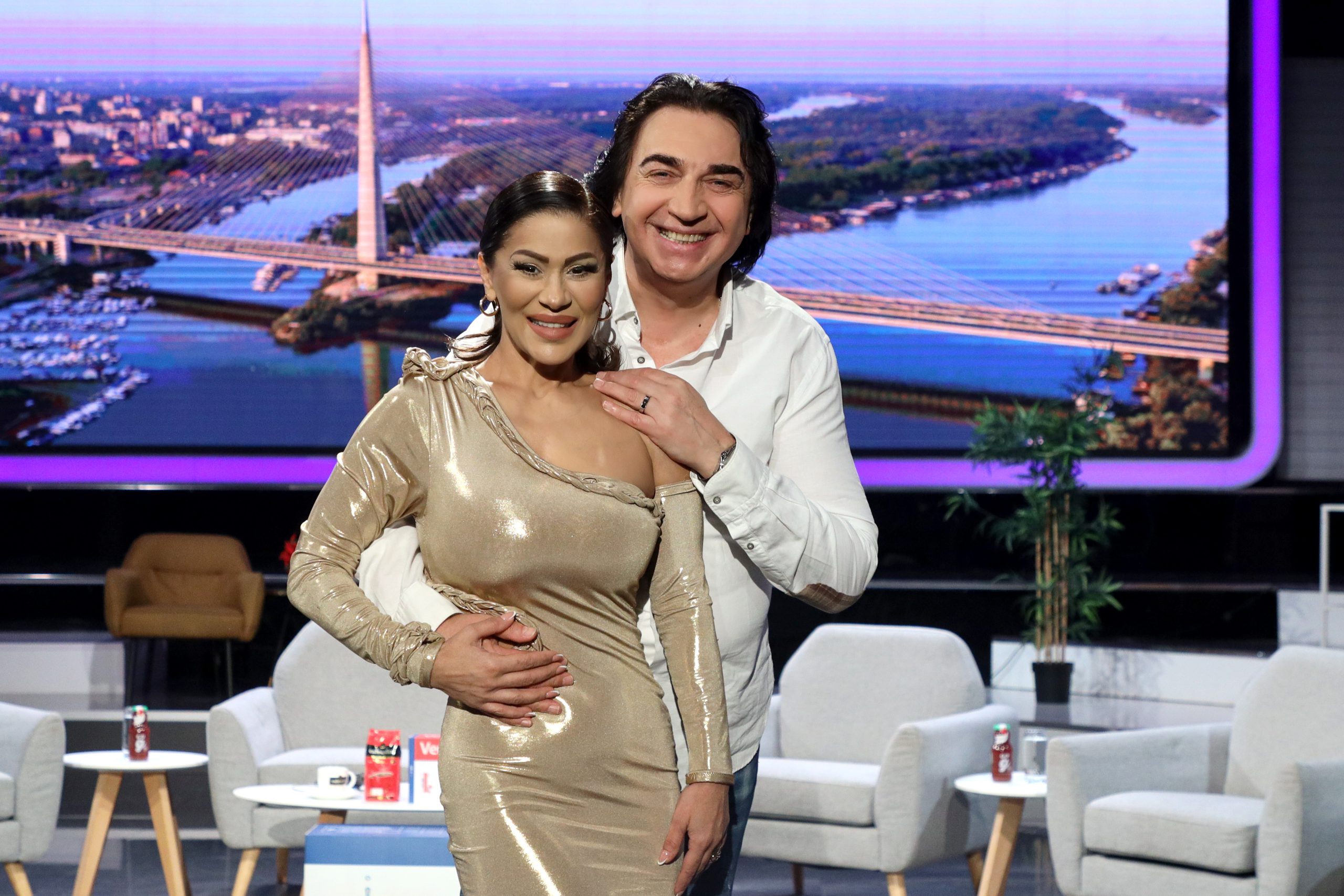 Acko Nezirović otkrio koju pevačicu nazivaju ŽENSKIM DŽEJEM 6 ACKO NEZIROVIC I MINA KOSTIC ZGS SNIMANJE 24012024 FOTO MUNJA 2
