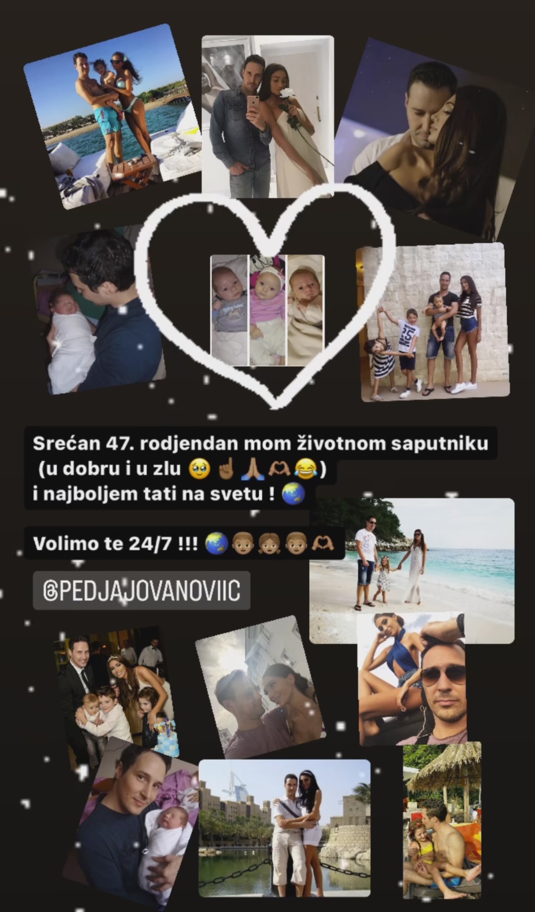 Supruga Peđe Jovanovića nakon pomirenja objavila SREĆNE VESTI: "I u dobru i u zlu" 6 Screenshot 20240111 115124 Instagram