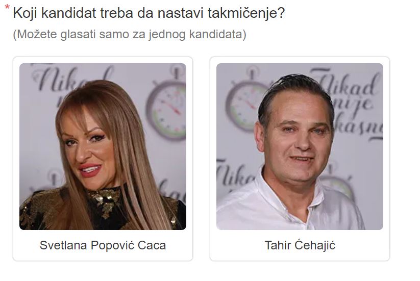 Šarmantna Caca ili Tahir emotivac ? Vi odlučujete koga gledamo u sledećem krugu 7 gl