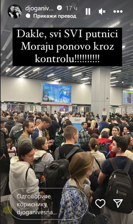 Vesna i Đole Đogani zaglavljeni na aerodromu, ovo su detalji drame: "Došla je policija, svi moramo na kontrolu" (FOTO) 8 z